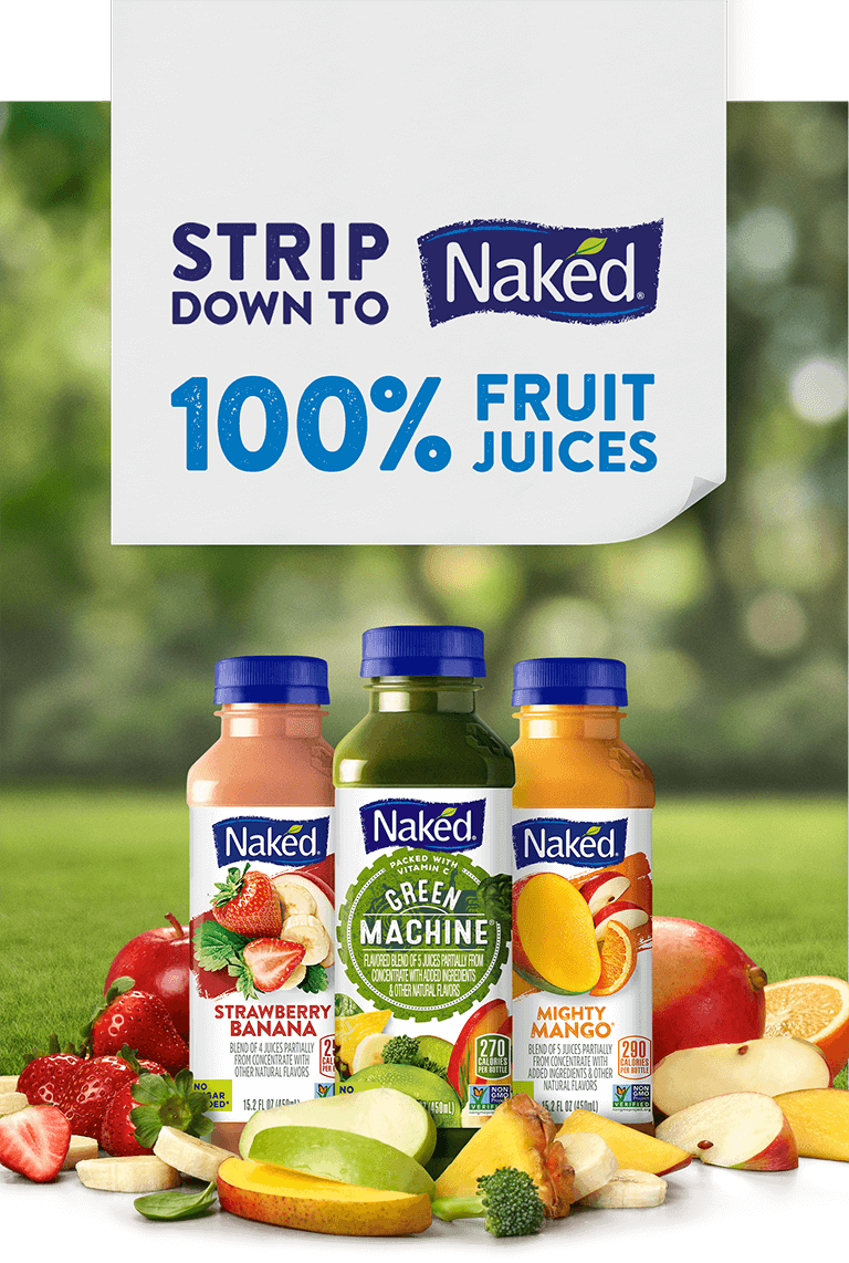 Strip Down to 100% Fruit Juices - Mobile